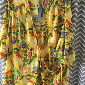 Melissa McCarthy Seven for Lane Bryant yellow blouse